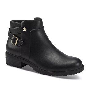 NEW Giani Bernini Brennin Womens Faux Leather Ankle Boots (Black) – Size 8M